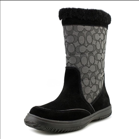Black Coach Boots - Picture 1 of 5